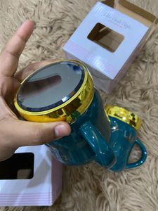 Pricedrop Porcelain Leakproof King &amp; Queen Mug Set