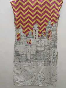 W Abstract Printed Kurta