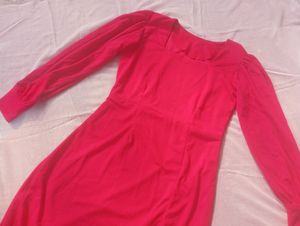 Hot Pink Magenta Dress