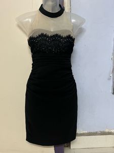 Pintrest Korean Padded High Neck Designer One Piec