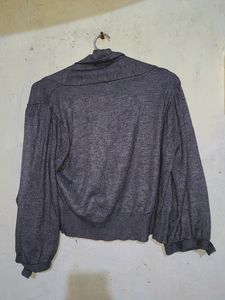 Grey free size jacket for casual wears