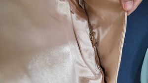 Accessorize Floral Handwork Ziptop Clutch Bag