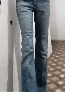 Uniqlo Bootcut Y2K Light Wash Denim Jeans