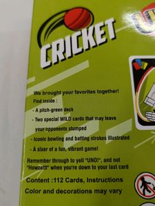 UNO Cricket Cards