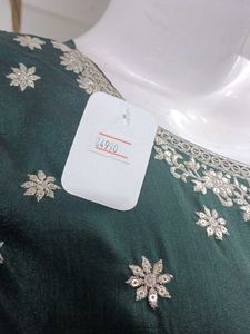 HEAVY WORKED A-LINE KURTI WITH PANT AND DUPATT
