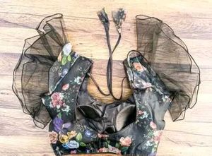 Black Organza Blouse