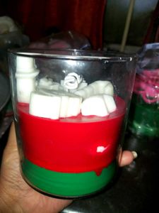 Festive Holiday Candle
