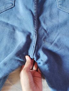 blue baggy pant