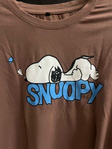 Brown Snoopy T Shirt