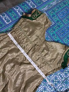 green anarkali