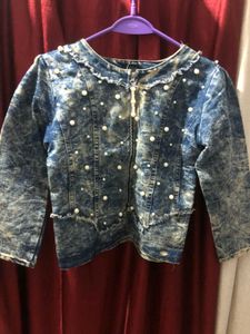 Zip Denim Jacket.