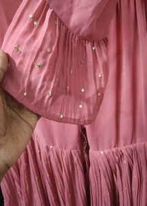 Onion Pink Gharara Set