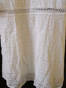 Cute White Broderie Anglaise Dress