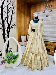 Party Wear Heavy Chinon Silk Lehenga Choli