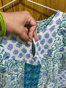Choli Design Anarkali Kurta Soft Cotton Material