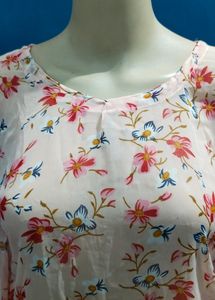 Peach Butterfly Kaftan Kurta✨