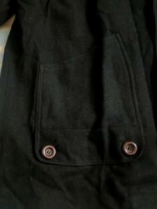 Vintage Black Button-Down Jacket