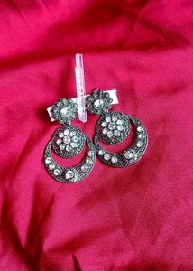 Oxidised Earring