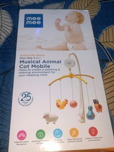 Mee Mee 3 In 1 Musical Animal Cot Mobile