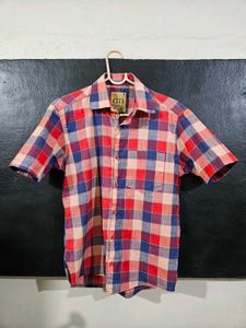 Stylish Checked Casual Shirt – GD Brand | Size M