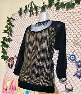 SizeM/L🎁Buy 2 Get 1 Free 🎁 Sparkly Sequin Top