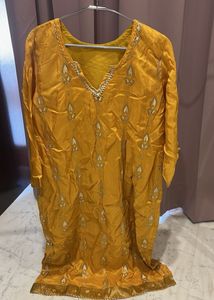 Elegant Yellow Kurta for festive wear