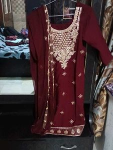 Embroidery Suit Salwar Full Set