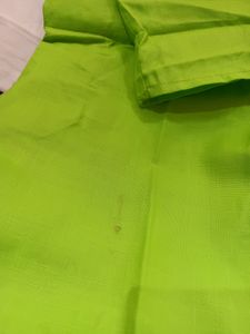Neon Green Cotton Kurta / Unisex.