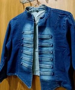 Blue Denim Style Jacket