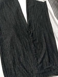 Gray Casual Plazo