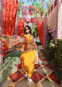 Haldi - Patiala Suit Full Set