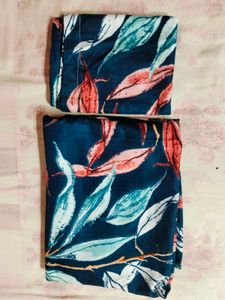 Navy Blue Colour Single Bed Sheet