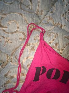 Pink Crop Top