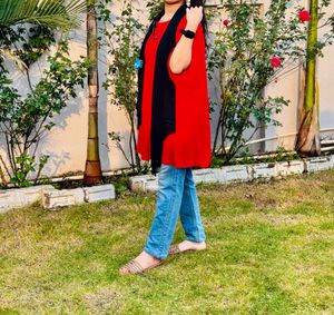 Red Tunic Top