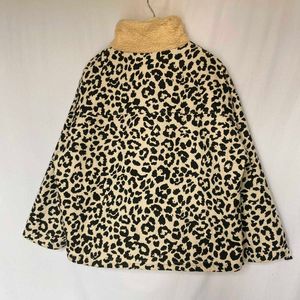 Leopard Print Fleece Jacket