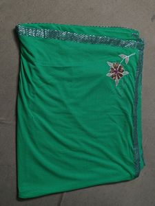 Light Weight Jaipur Saree With Glittering Border