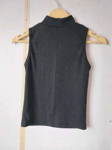 Sleeveless Black Top