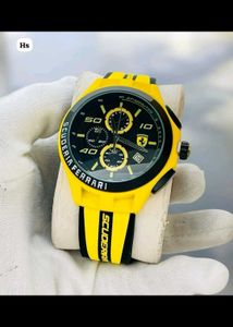 SCUDERIA FERRARI MENS BLACK SPORTS PREMIUM WATCH
