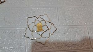 Rose Coin Plates Pack Of 2
