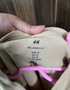 New H&amp;m Oversized Beige Tshirt