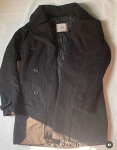 Elegant Black Coat(S-M)