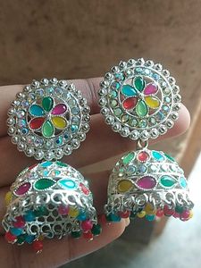 Colorful Jhumka Earrings