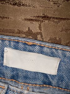 h&amp;m wide leg jeans high waist