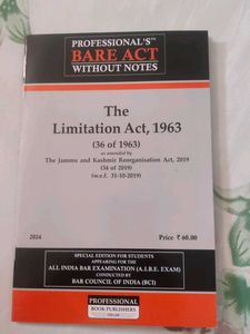 The Limitation Act, 1963