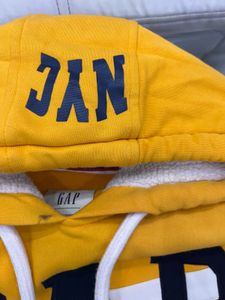 GAP Yellow Graphic Hoodie
