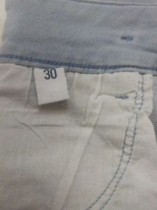Light Wash Denim Shorts