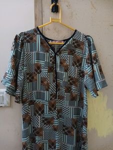 Printed Long Dress