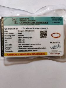 Carnelian Bracelet For Fertility