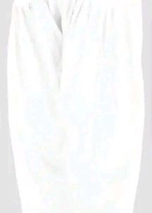 White Cotton Patiala Pants With Free Gift
