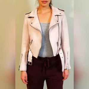 Zara Suede Moto Jacket
